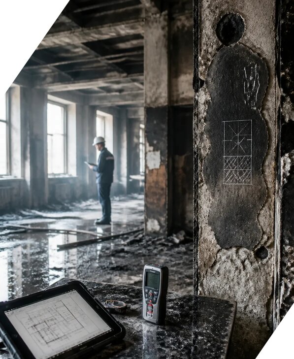 Обследование зданий после пожара в Богородицке от 16029 р. | ЭкспертизаРоссия