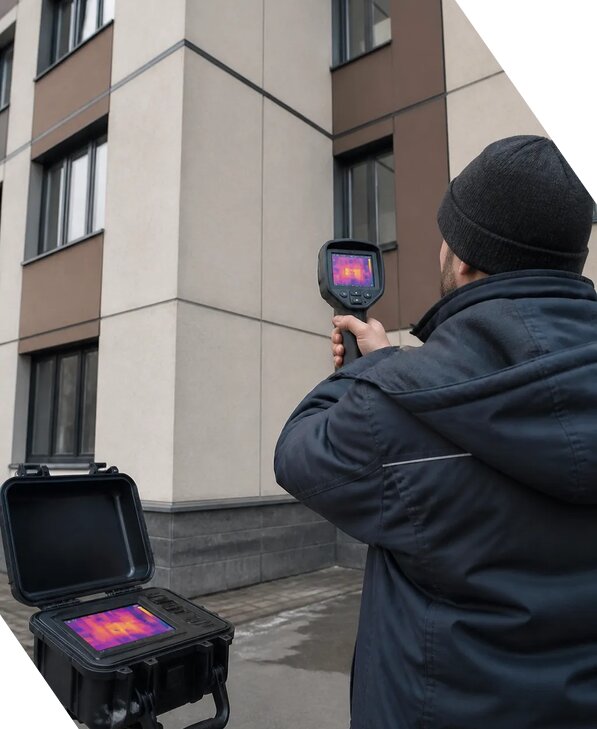 Тепловизионное обследование зданий и сооружений в Богородицке